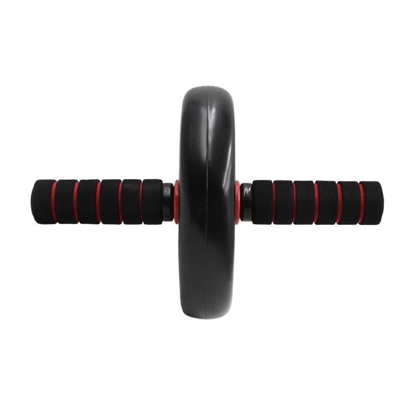 Rolă cu mânere, cu covoraș genunchi, Umbro, negru cu roșu, 33,5 x 16,5 cm