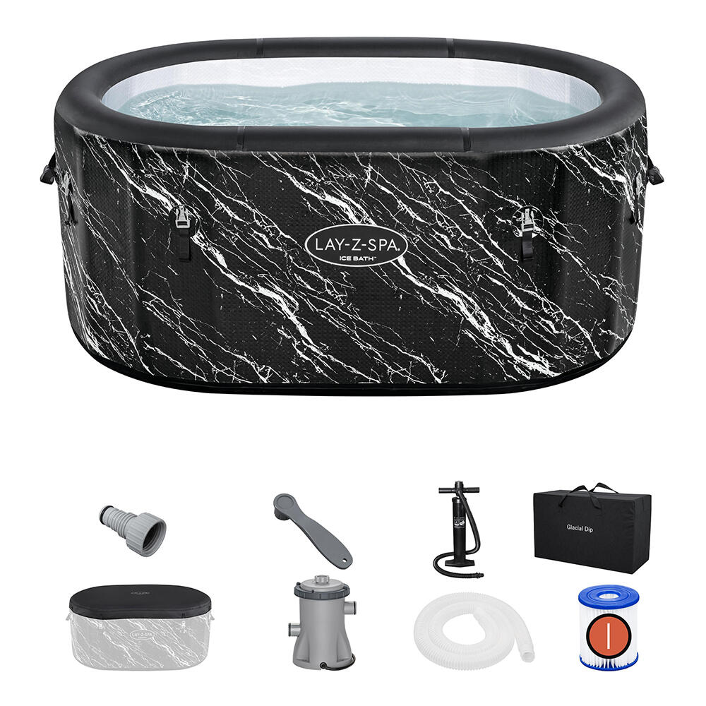 LAY-Z-SPA Eisbad Glacial Dip für  2 Pers onen 3/7