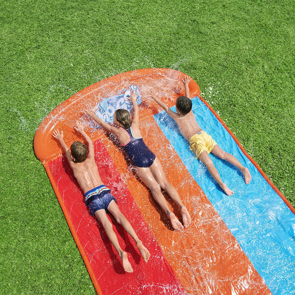 Bestway H2OGO Tsunami Splash Ramp Slide, 16ft Inflatable Water Slide for Garden 6/7