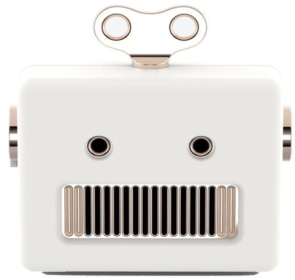 SENZA MARCA Coluna qushini Bluetooth Robot Speaker white