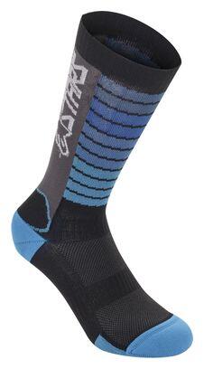 ALPINESTARS DROP SOCKS 22 BLACK AQUA