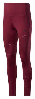 Reebok Lux Perform Womens Long Tights Red 3/5