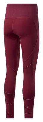 Reebok Lux Perform Womens Long Tights Red 4/5