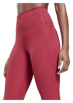 Reebok Lux Perform Womens Long Tights Red 5/5