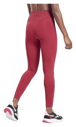 Reebok Lux Perform Womens Long Tights Red 2/5