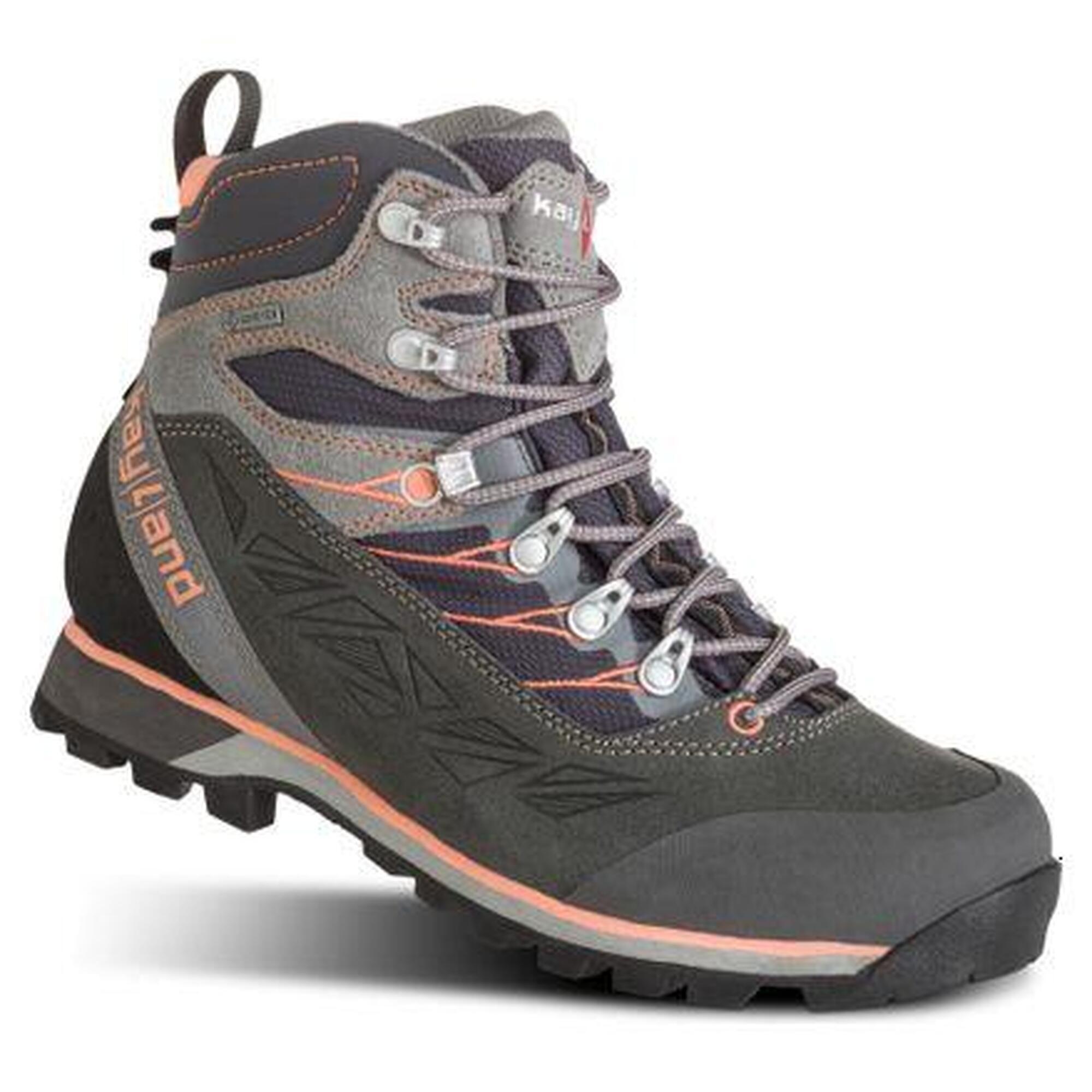 Kayland - Chaussures De Randonnée Femme Kayland Legacy Gore-tex Orange/gris - Chaussures De Sport - Gris|orange|rose - Decathlon