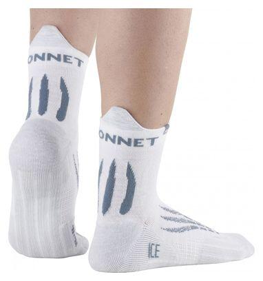 Chaussettes De Running Monnet Run Ice Gris 4/5