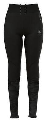 Lange damespanty odlo zeroweight warm reflecterend zwart