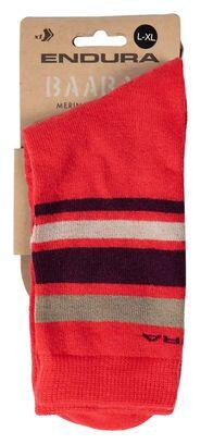 Meias às riscas Endura BaaBaa Merino 5/6