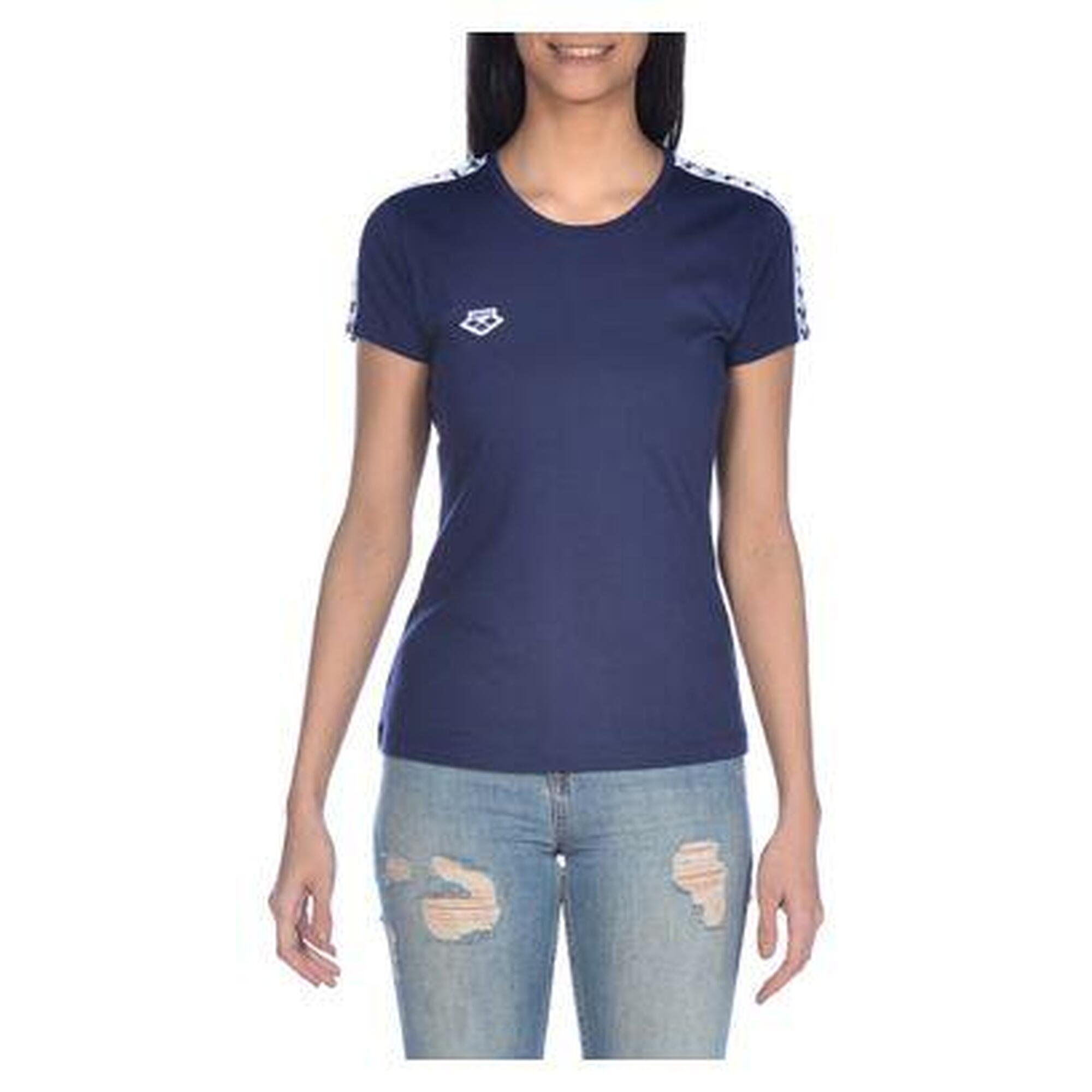 Arena - T-shirt Femme Arena Icons Bleu - T-shirt Manches Courtes - Blanc|bleu - 40 M - Decathlon