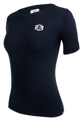 Lebram women's short sleeve t-shirt ecusson dark blue