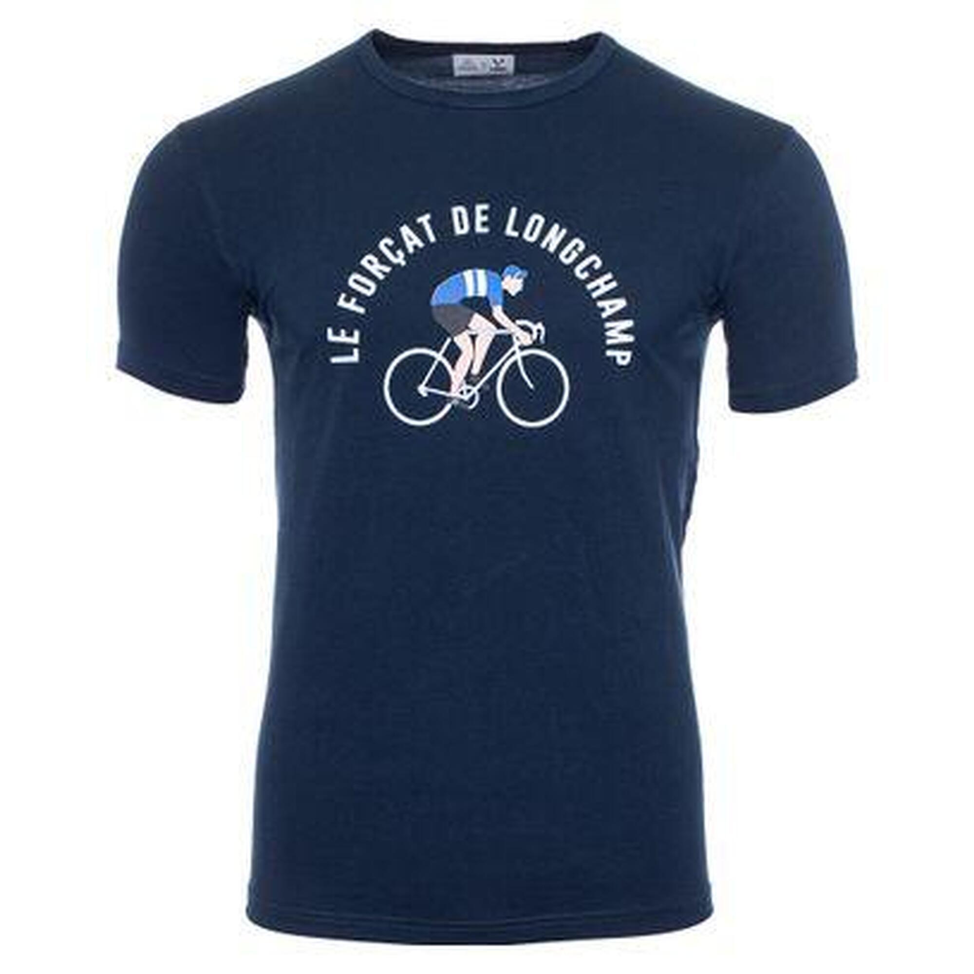 T-Shirt LeBram x Sports d'Époque Forçat de Longchamp Bleu Foncé