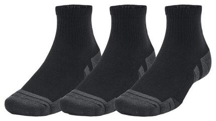3 Paires de Chaussettes mi-hautes Under Armour Performance Tech Noir Unisexe