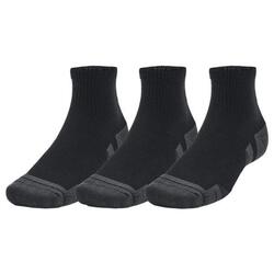 3 Paires Chaussettes mi-hautes Under Armour Performance Tech Noir Unisexe
