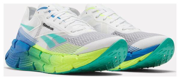 Reebok Floatzig X1 Hardloopschoenen Wit / Blauw / Geel 2/7