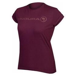 T-Shirt Manches Courtes Femme Endura One Clan Mûre / Violet