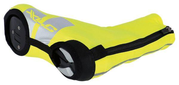 Paire de Couvre-Chaussures XLC BO-A08 Jaune Fluo Noir 3/4