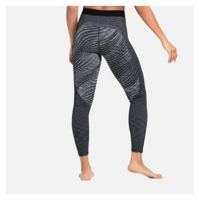 Odlo Blackcomb Eco Long Tights Black Grey Women's 2/4