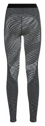 Odlo Blackcomb Eco Long Tights Black Grey Women's 4/4