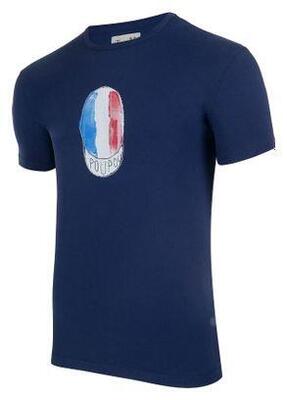 T-shirt korte mouw lebram & sport d'epoque poupou donkerblauw