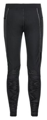 Lange Tights Odlo Zeroweight Warm Reflective Schwarz 2/5