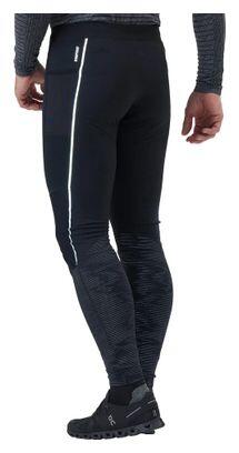 Lange Tights Odlo Zeroweight Warm Reflective Schwarz 3/5