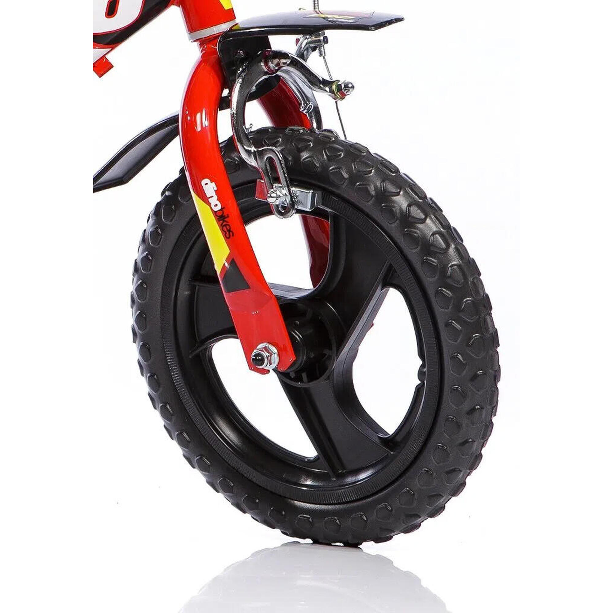 Bicicleta pentru copii Pro Cross DB-123GLN-06 Dino Bikes, 12 inch, culoare rosu