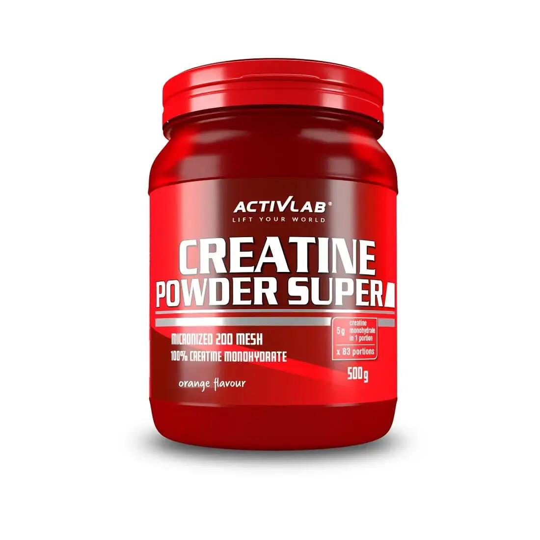 Activlab Creatine Powder Super 500 g Orange – Kreatin Monohydrat Pulver 3/3