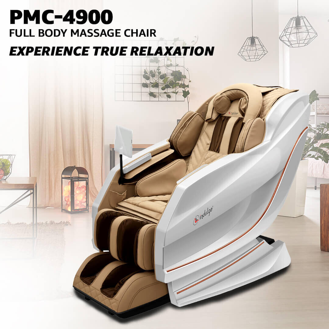 PowerMax Fitness Indulge Full Body, Zero Gravity Massage Chair (Free Installation & Demo) for Home Stress & Pain Relief with 4D Plus intelligent technology, Dedicated Foot & Calf Massage (Model: PMC-4900) -  2