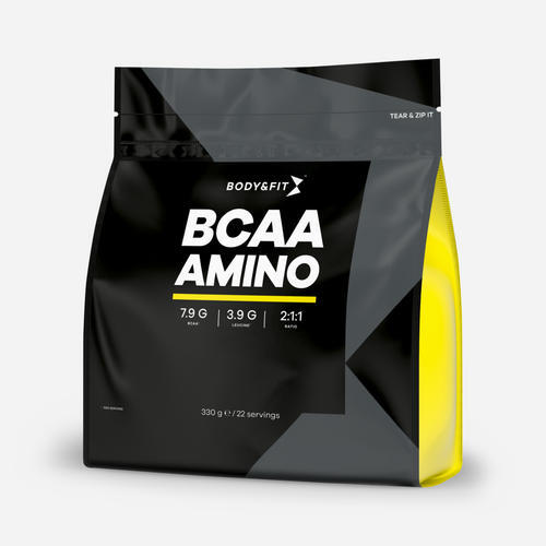BODY&FIT BCAA Amino - Blackcurrant - 330 gram (22 doseringen)