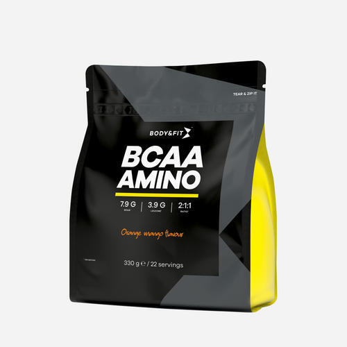 BODY&FIT BCAA Amino - Orange Mango - 330 gram (22 doseringen)