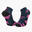 Socquettes TRAIL ELITE bleu-rose
