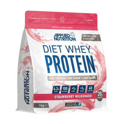 Afslankende proteïnen - diet whey protein (1000g) - aardbei