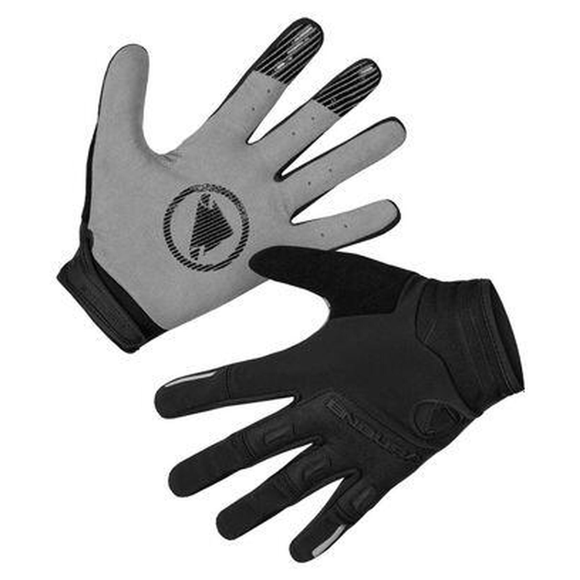 Endura - Gants Longs Coupe-vent Endura Singletrack Noir - Gants - Gris|noir - 44 L - Decathlon