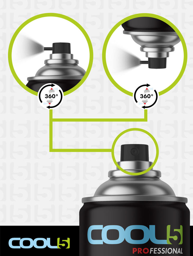 Smar rowerowy uniwersalny Cool5 SILICON 360° Spray silikonowy
