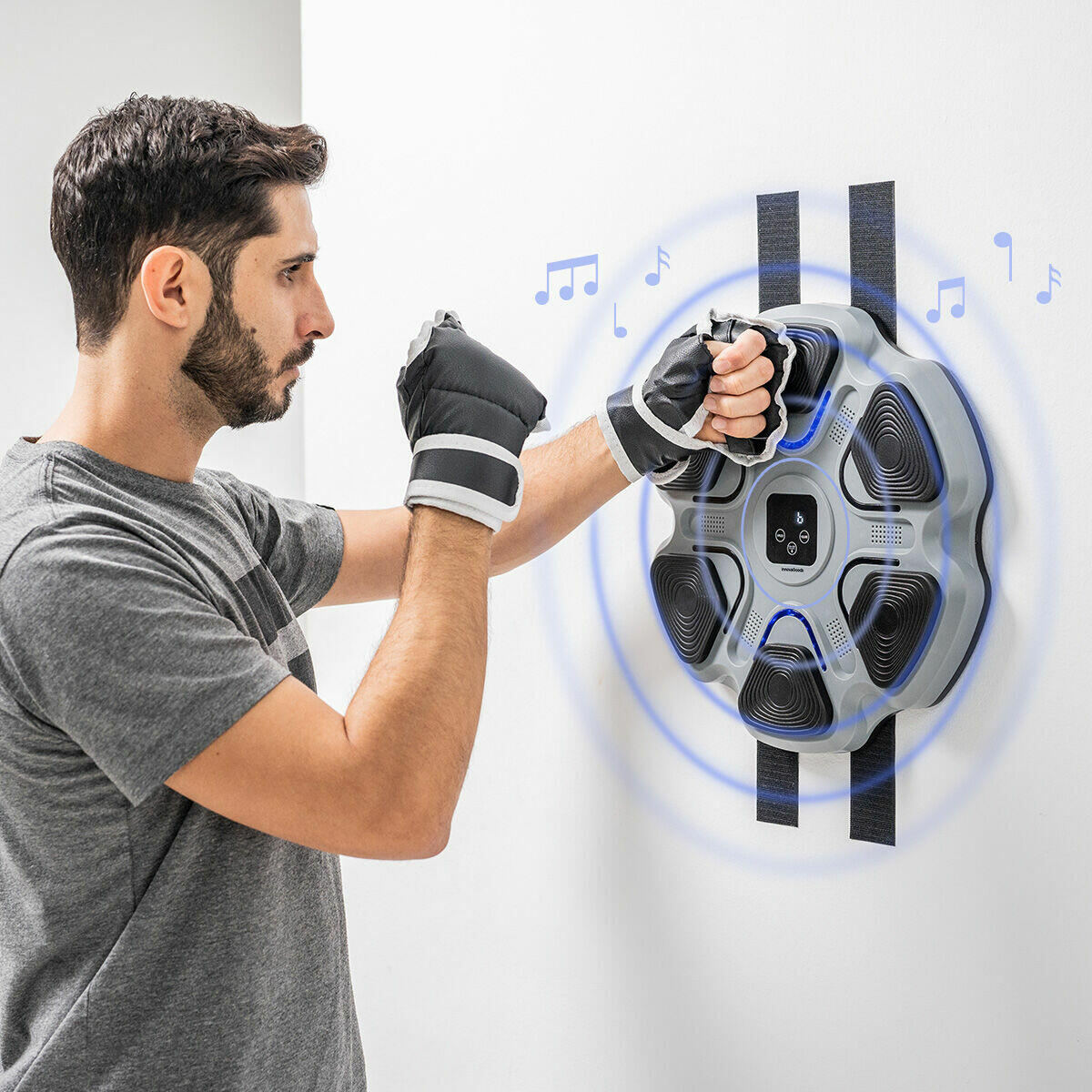 Machine de Boxe Musicale Rechargeable InnovaGoods 2/5