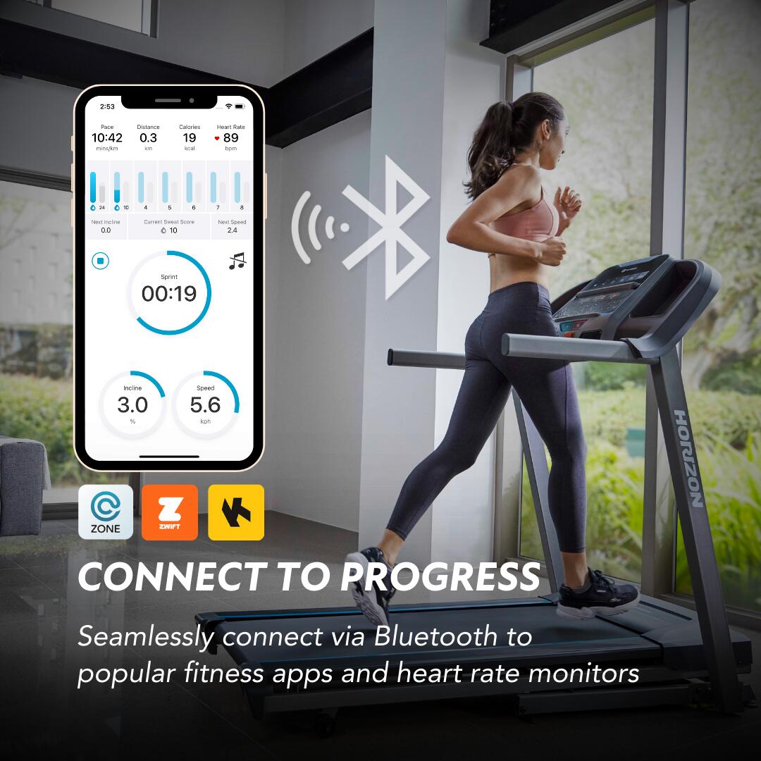 Tapis roulant elettrico Horizon Fitness TR 5.0 Second Hand 6/9