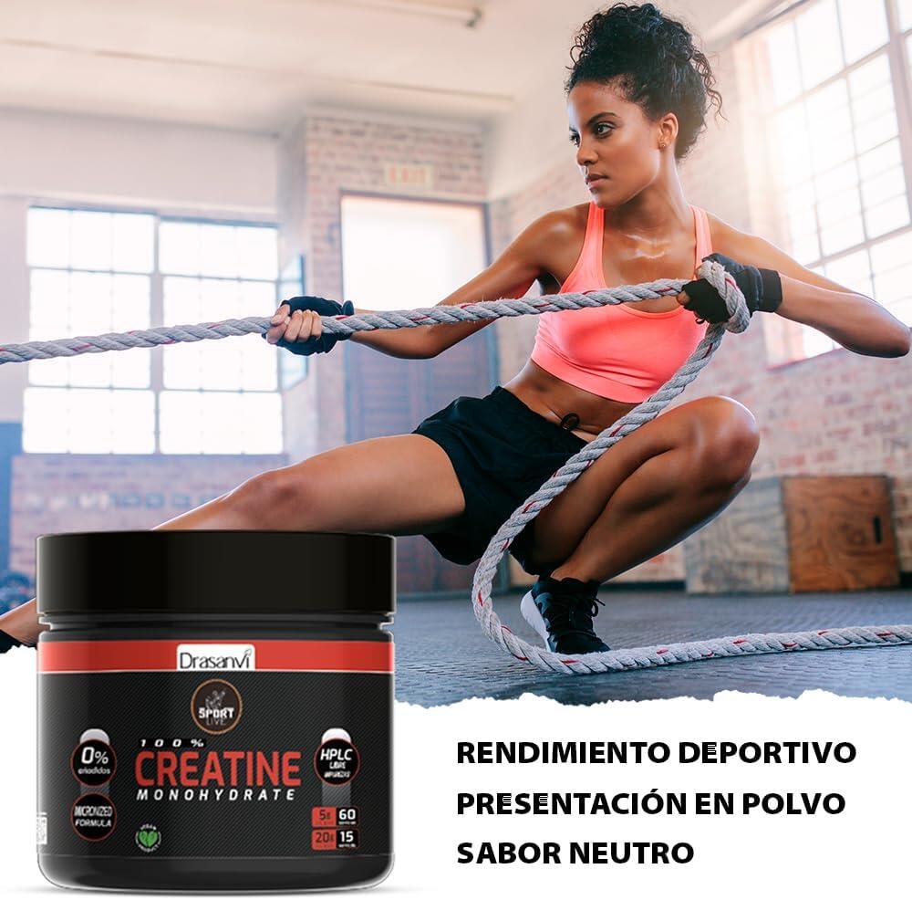 Sport Live 100% Creatina Monohidrato Creapure 300 Gr 5/7