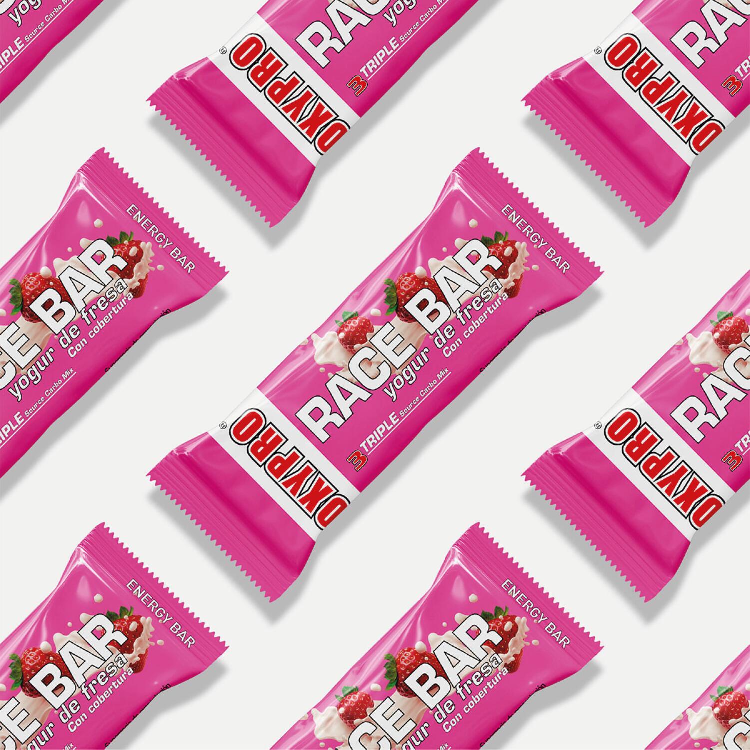 RACE BAR  sabor Yogurt de Fresa (con cobertura)-Caja x 12 1/3