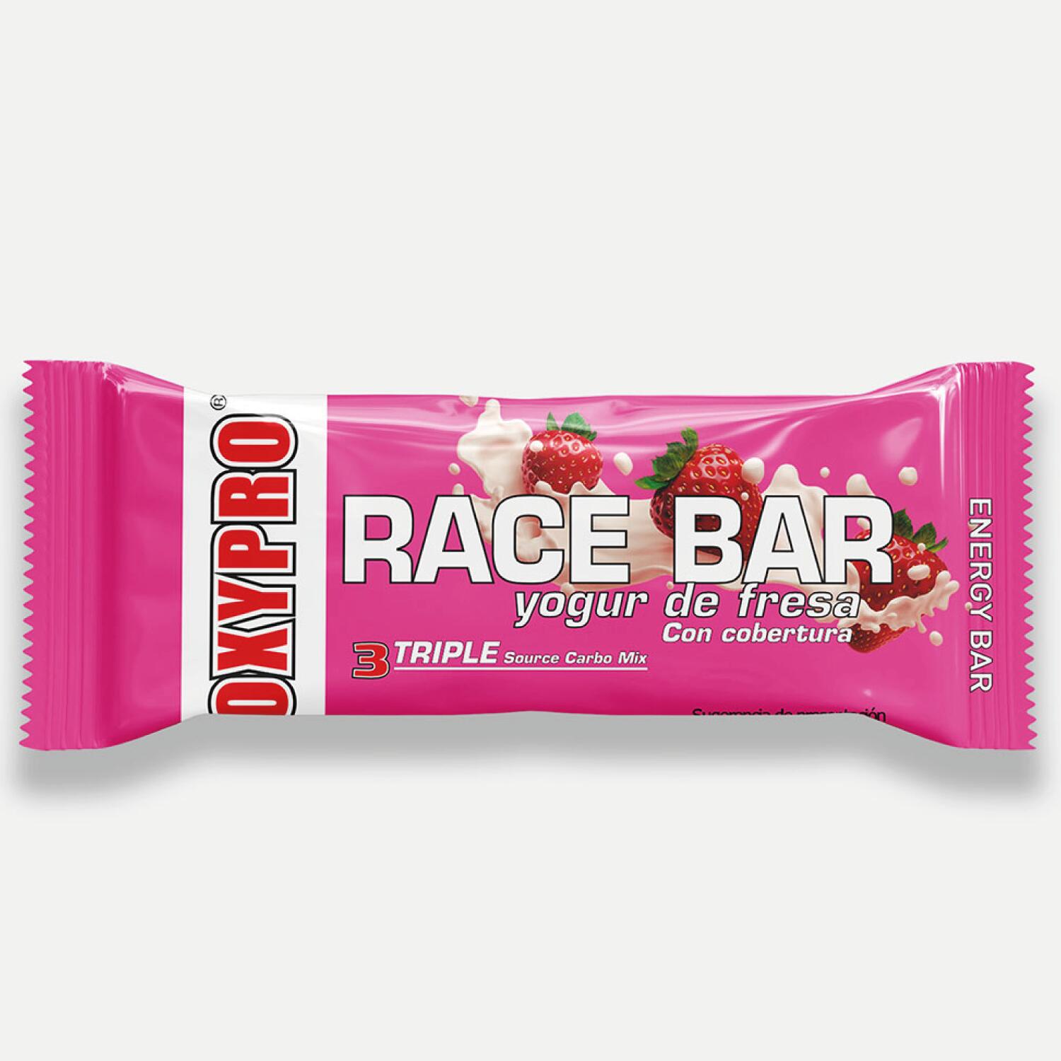 RACE BAR  sabor Yogurt de Fresa (con cobertura)-Caja x 12 2/3