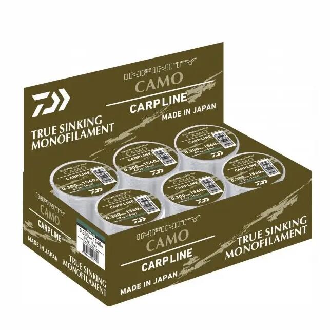 Монoфилна нишка Daiwa Infinity green camo 0.37 мм, 10.10 кг, 840 м