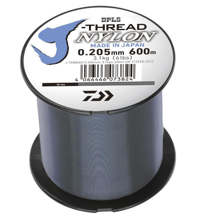 Fir monofilament Daiwa J-threads gri 0.33 mm, 8.10 kg, 600 m