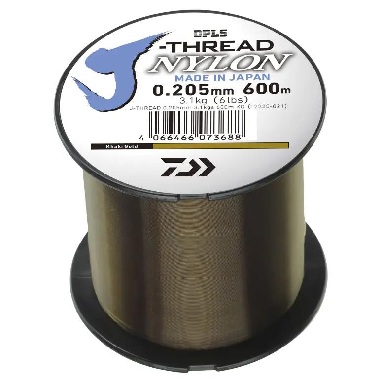 Монofilamentна нишка Daiwa J-threads каки златиста 0.33 мм, 8.10 кг, 600 м