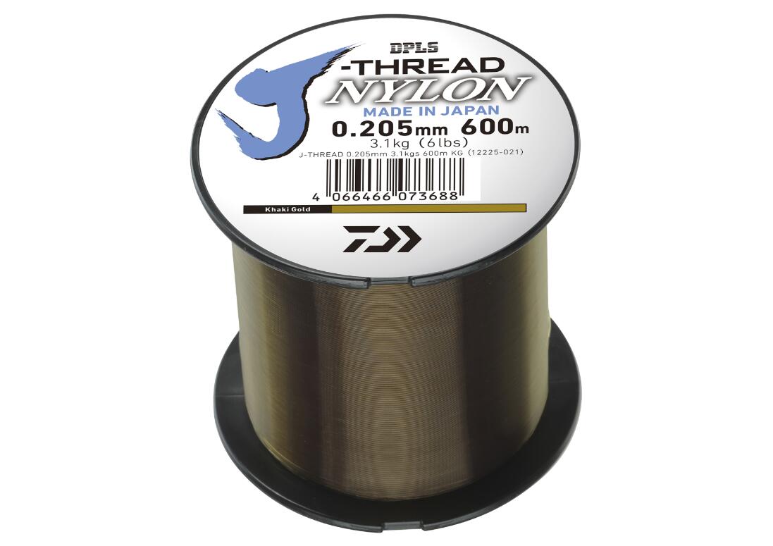 Fir monofilament Daiwa J-threads khaki gold 0.37 mm, 10.10 kg, 600 m
