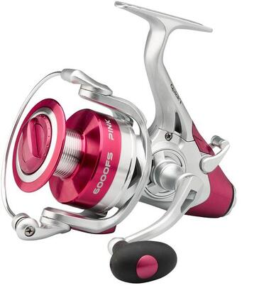 Moulinet à tambour libre DAM Quick 1 Pink 6000 FS pour la pêche à la carpe
