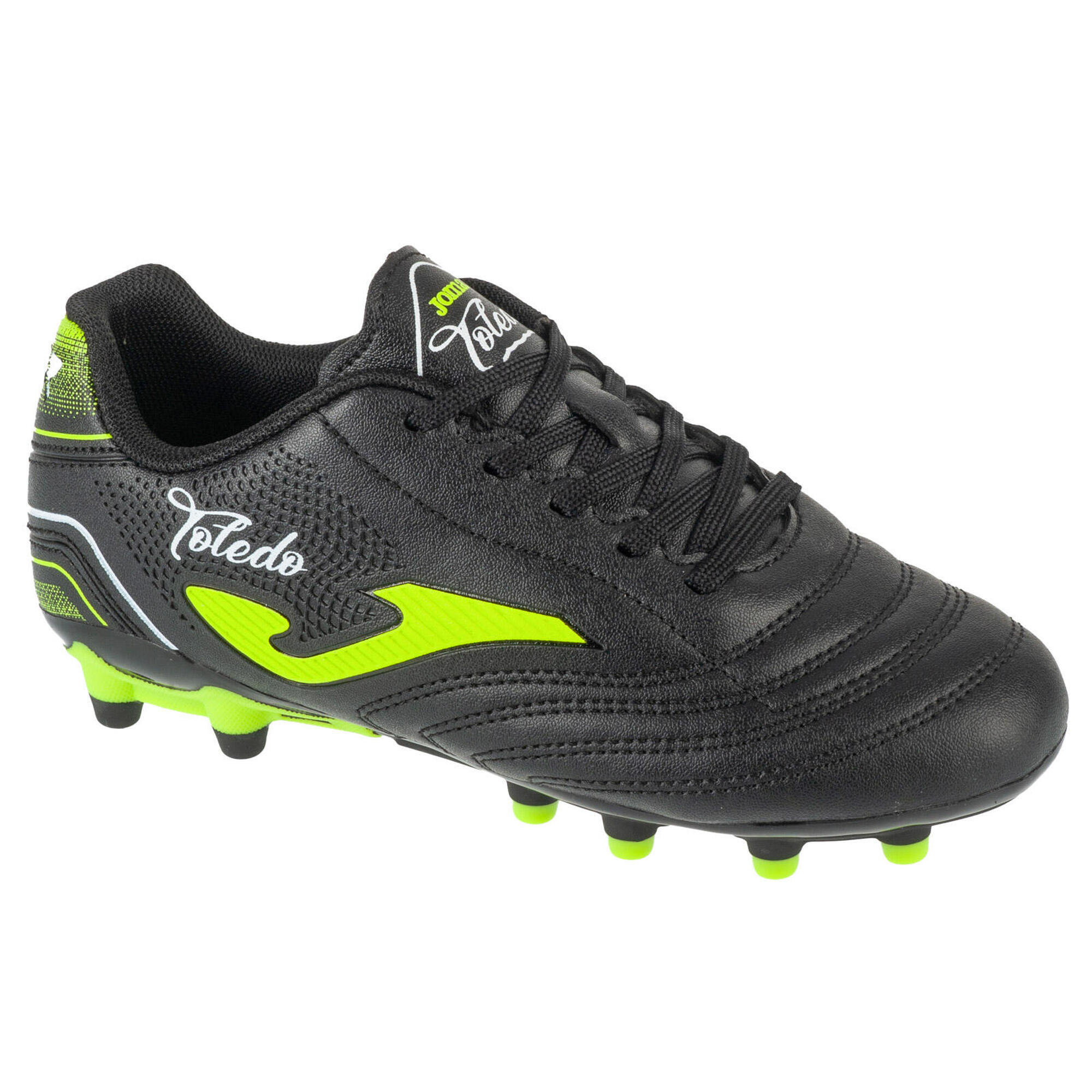 Joma - Chaussures De Football Pour Garçons  Toledo Jr 25 Tojs Fg - Chaussures À Crampons - Noir - 38 - Decathlon