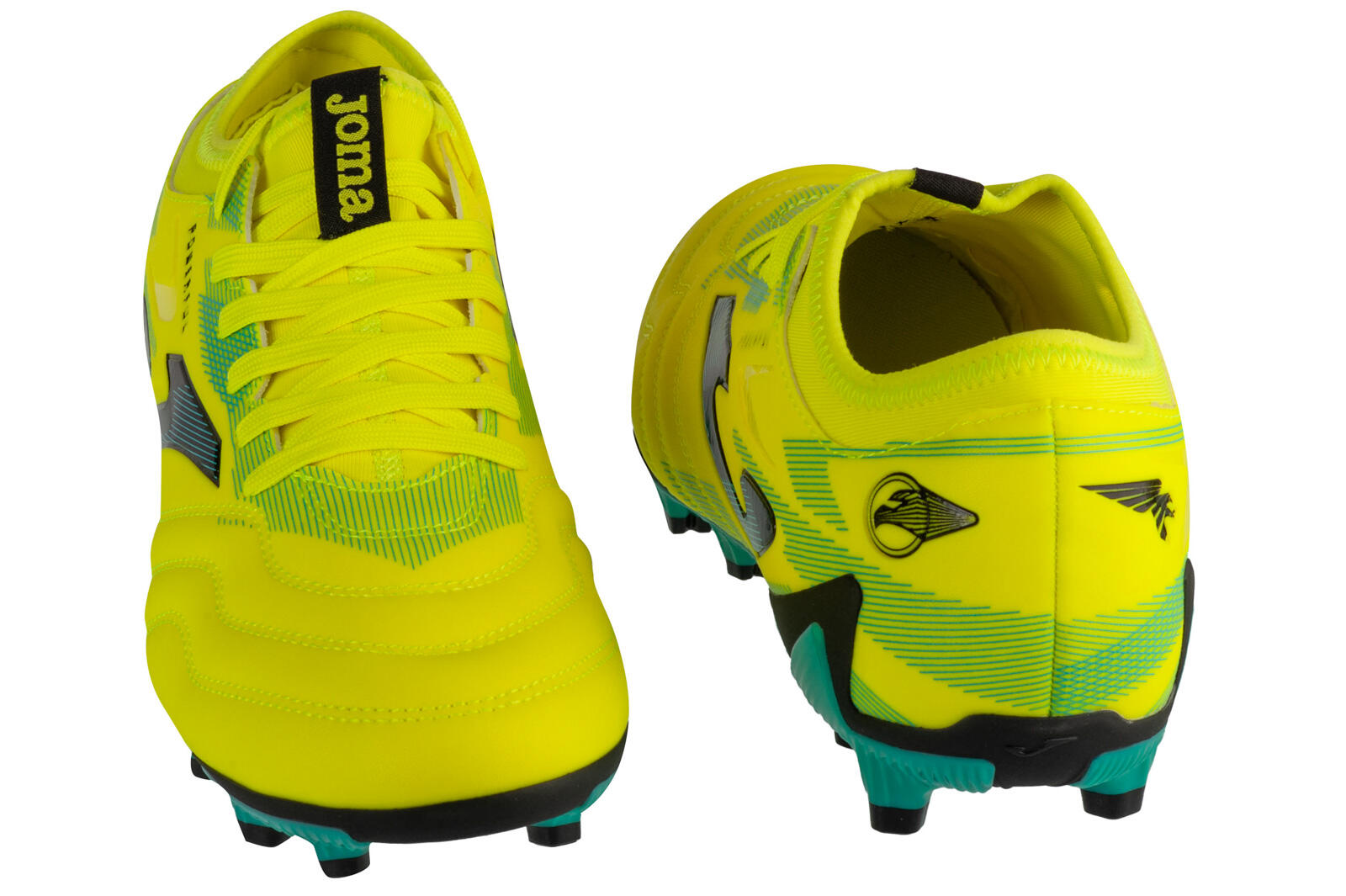 DREAM PAIRS Heren stevige grond voetbalschoenen, Zilver/Zwart