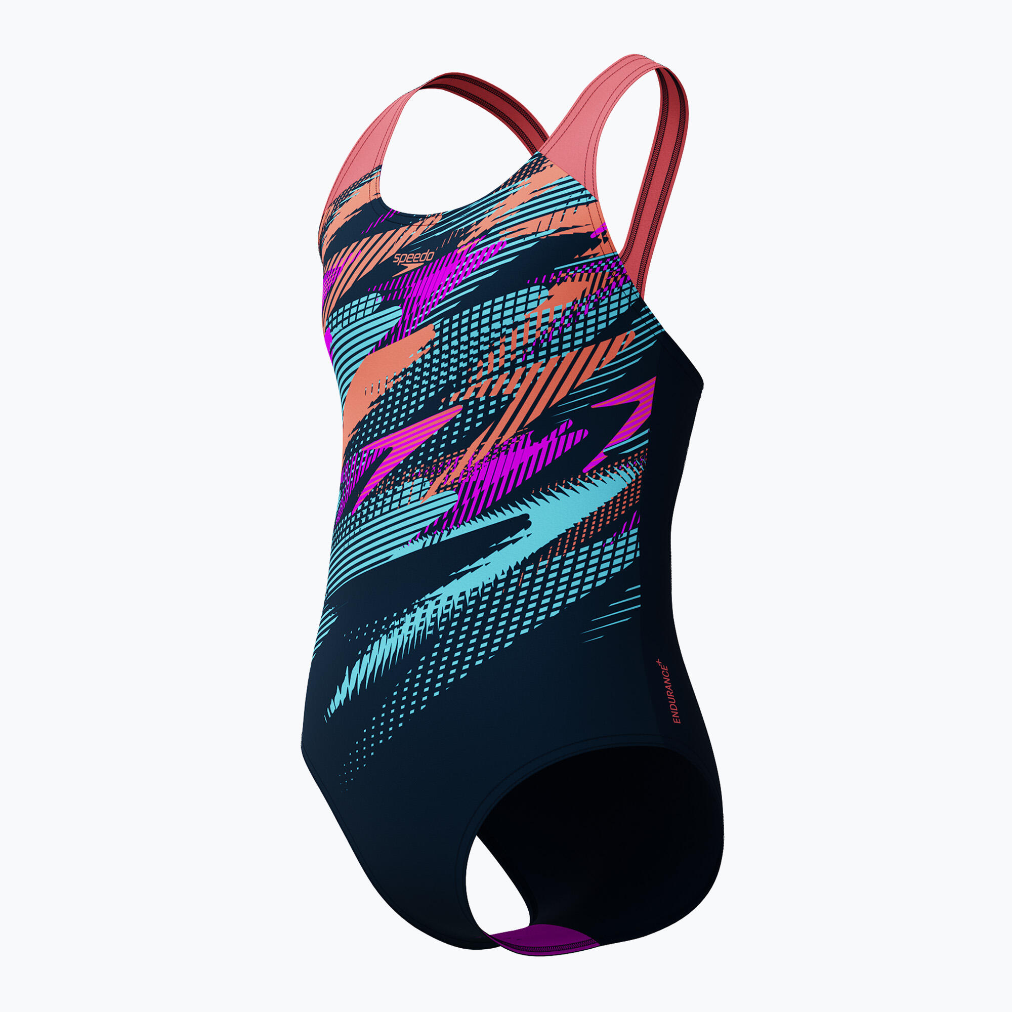 Traje de baño de una pieza para niños Speedo Digital Placement Splashback 3/5