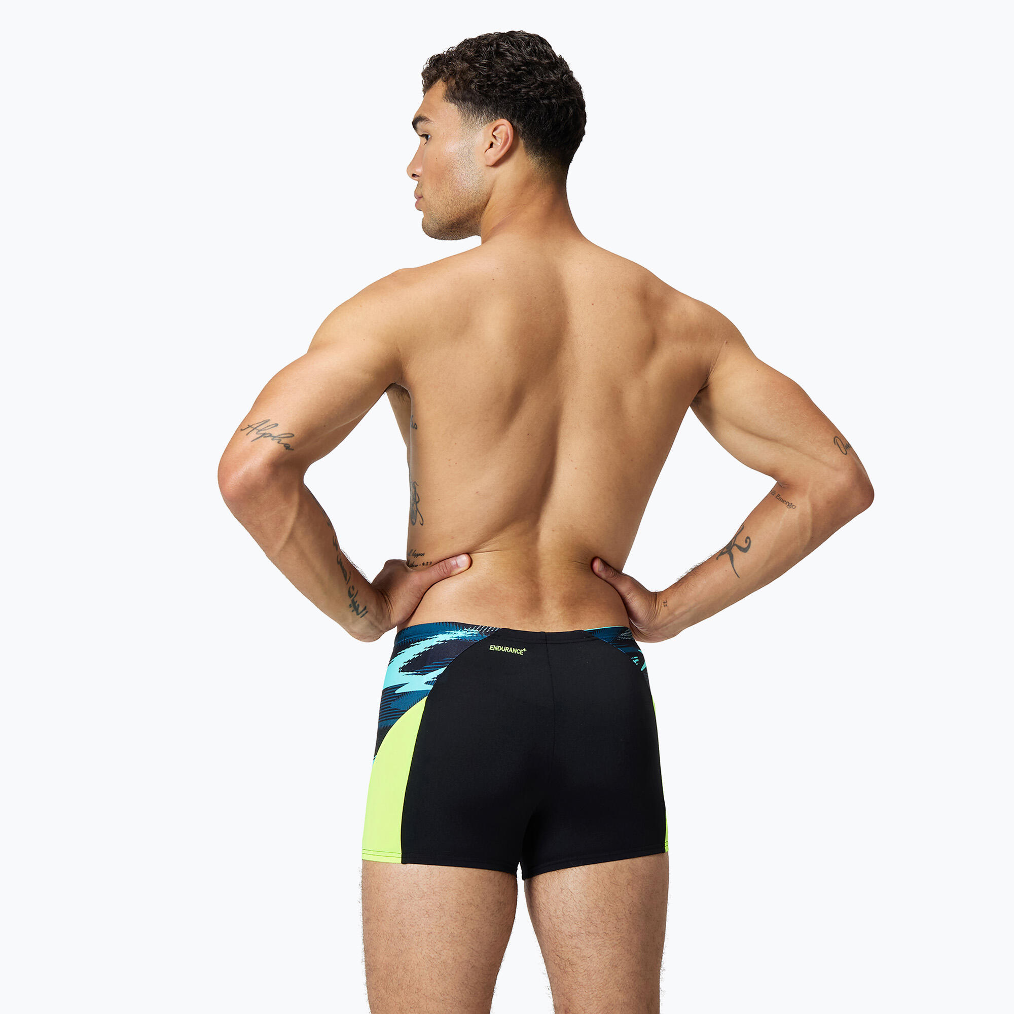 Boxer de natação masculino Speedo Endurance+ MAX Splice Aquashort 2/4