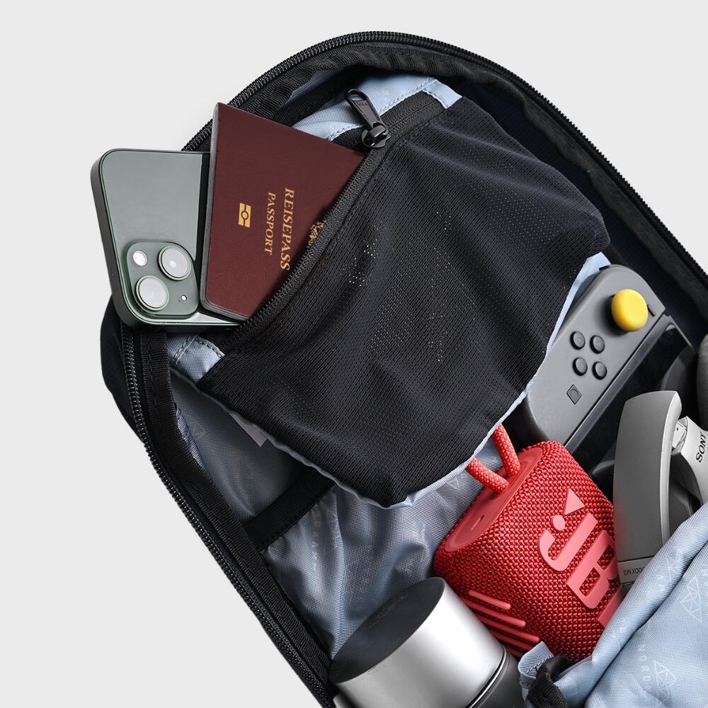Wandelrugzak vrouwen mannen 20 liter lichtgewicht dagrugzak 20L, daypack blauw 6/7